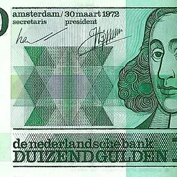 1000 Gulden Biljet (1972 Spinoza)