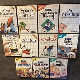 Sega Master System Games Lot — Bulk Game Bundle