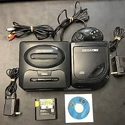 Sega Mega CD 1 2 Console — Mega Drive CD Add-On