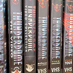 Thunderdome VHS — Hardcore Gabber Video Tape